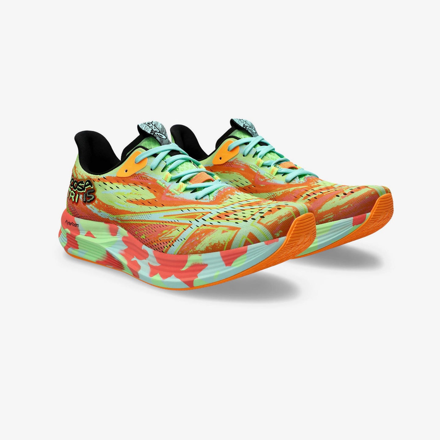 Tenis Asics Noosa Tri 15 Hombre Verde Naranja
