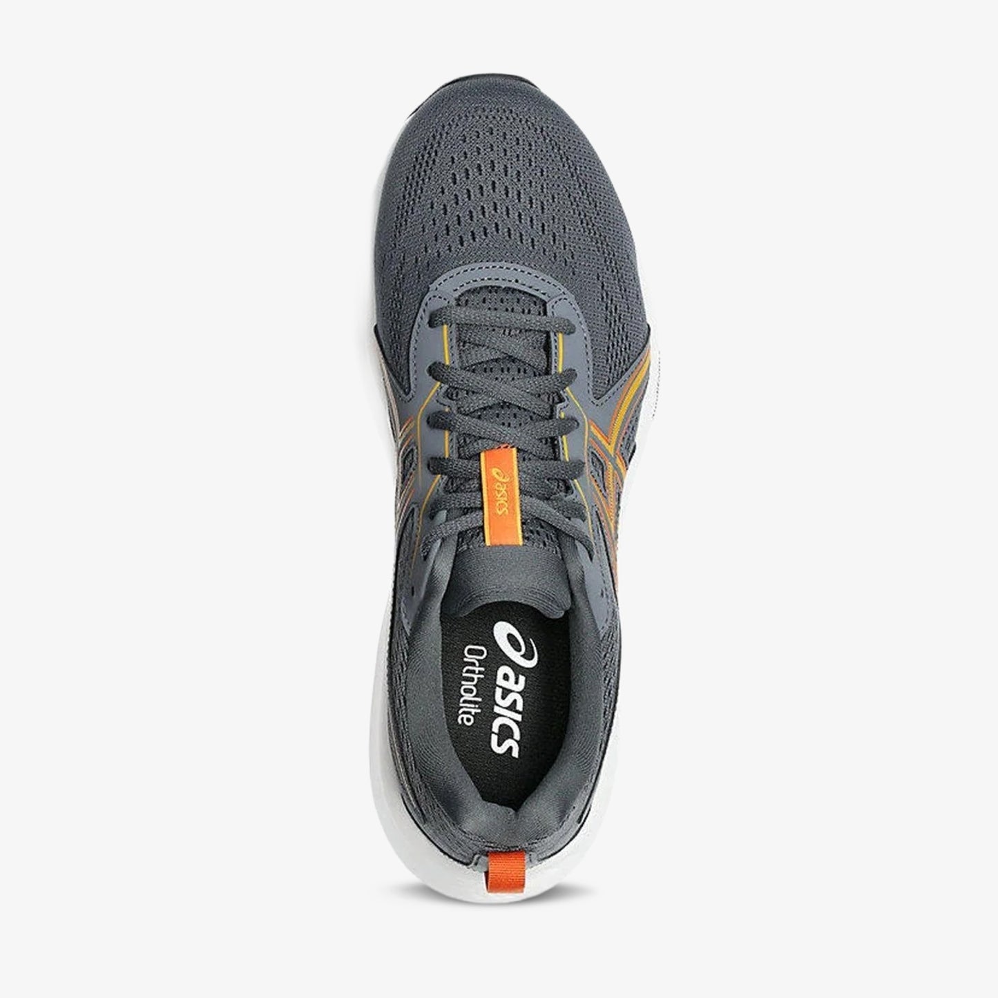 Tenis Asics Gel Contend 9 Hombre Gris Naranja