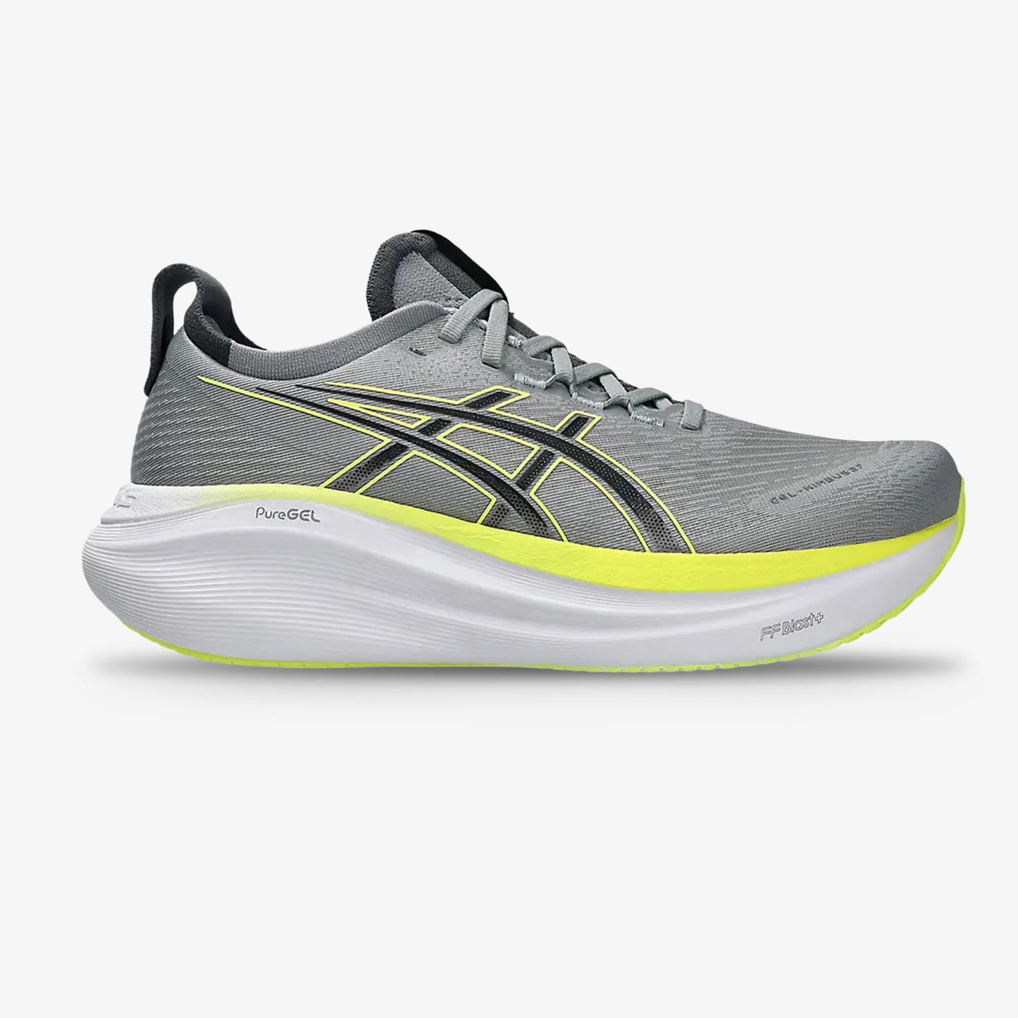 Tenis Asics Gel-Nimbus 27 Hombre Gris Verde