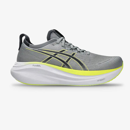 Tenis Asics Gel-Nimbus 27 Hombre Gris Verde