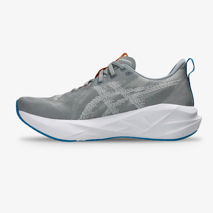 Tenis Asics Novablast 5 Hombre Gris Amarillo