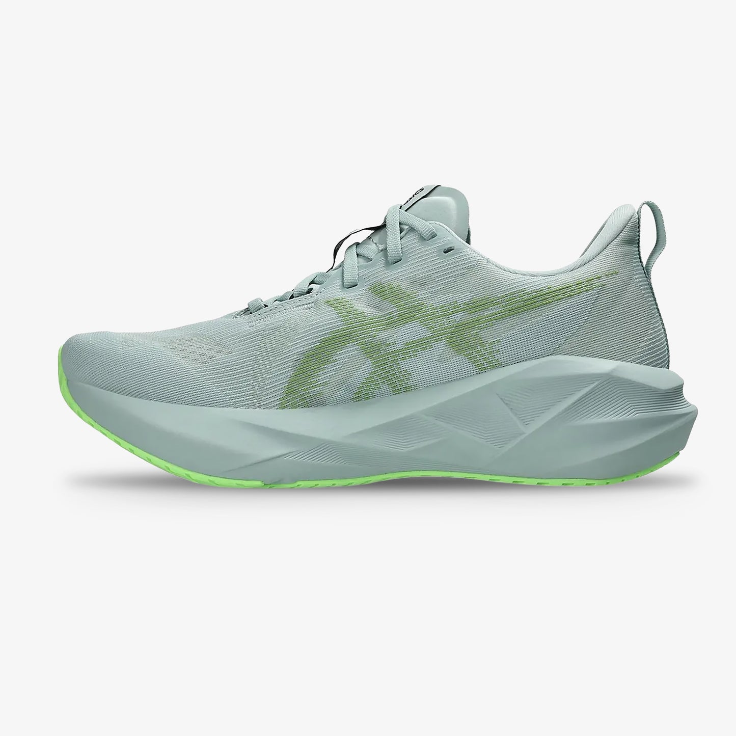 Tenis Asics Novablast 5 Hombre Verde