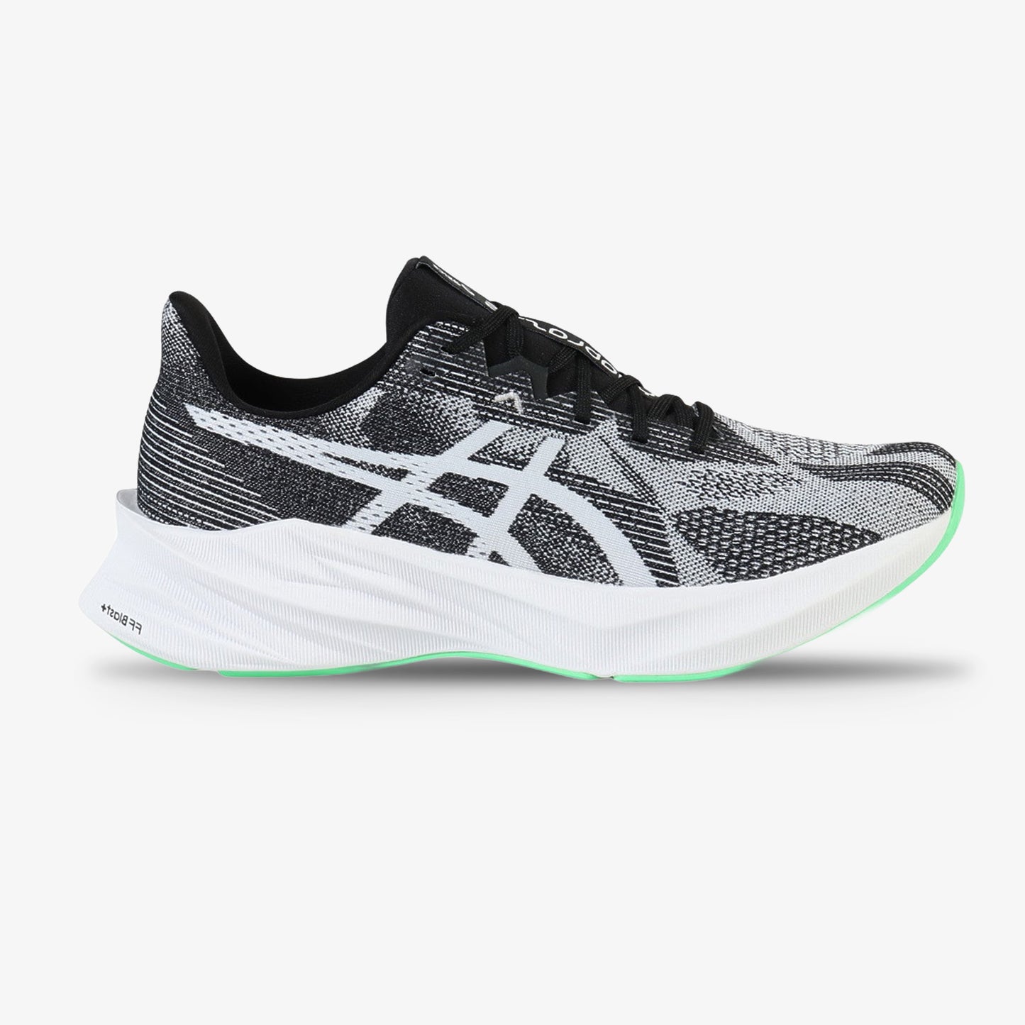 Tenis Asics Dynablast 5 Hombre Negro Blanco Verde