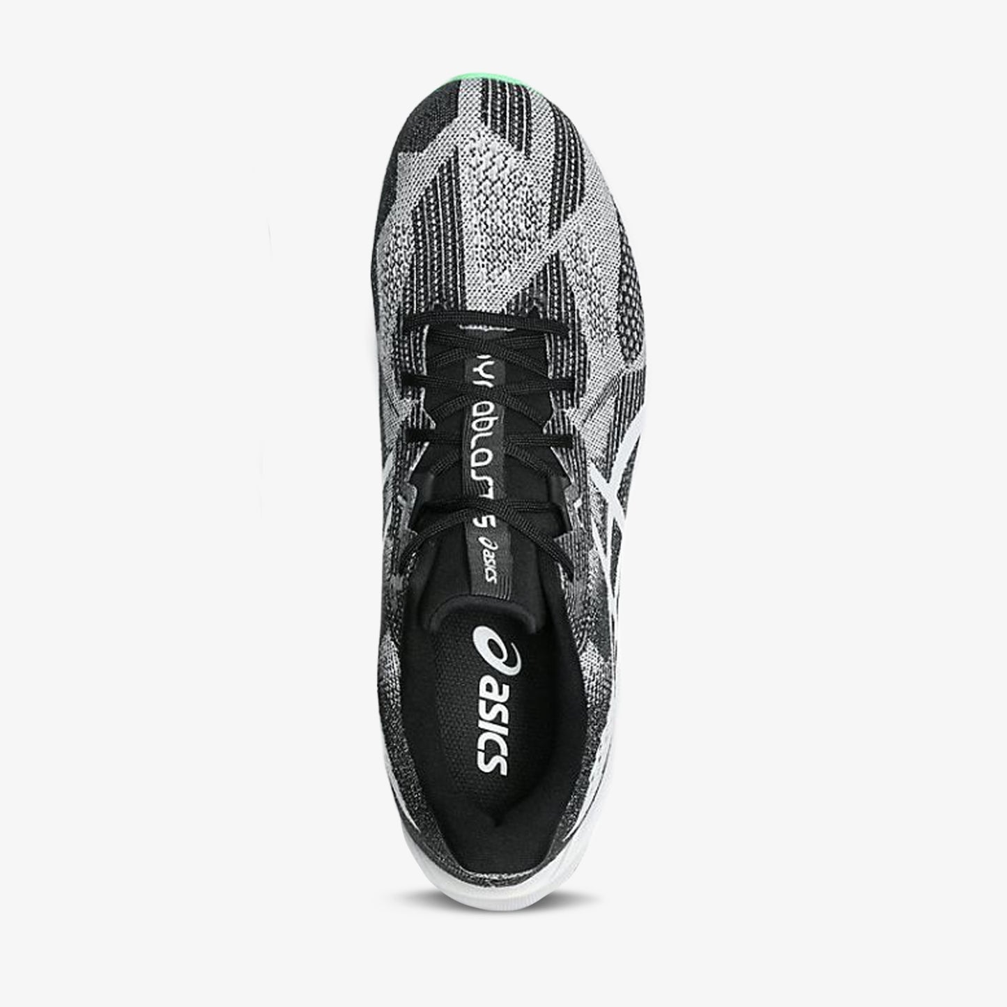 Tenis Asics Dynablast 5 Hombre Negro Blanco Verde
