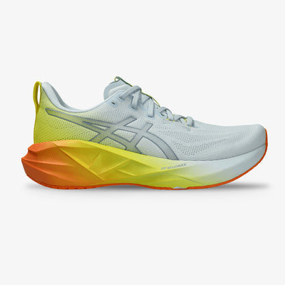 Tenis Asics Novablast 5 Hombre Gris Naranja