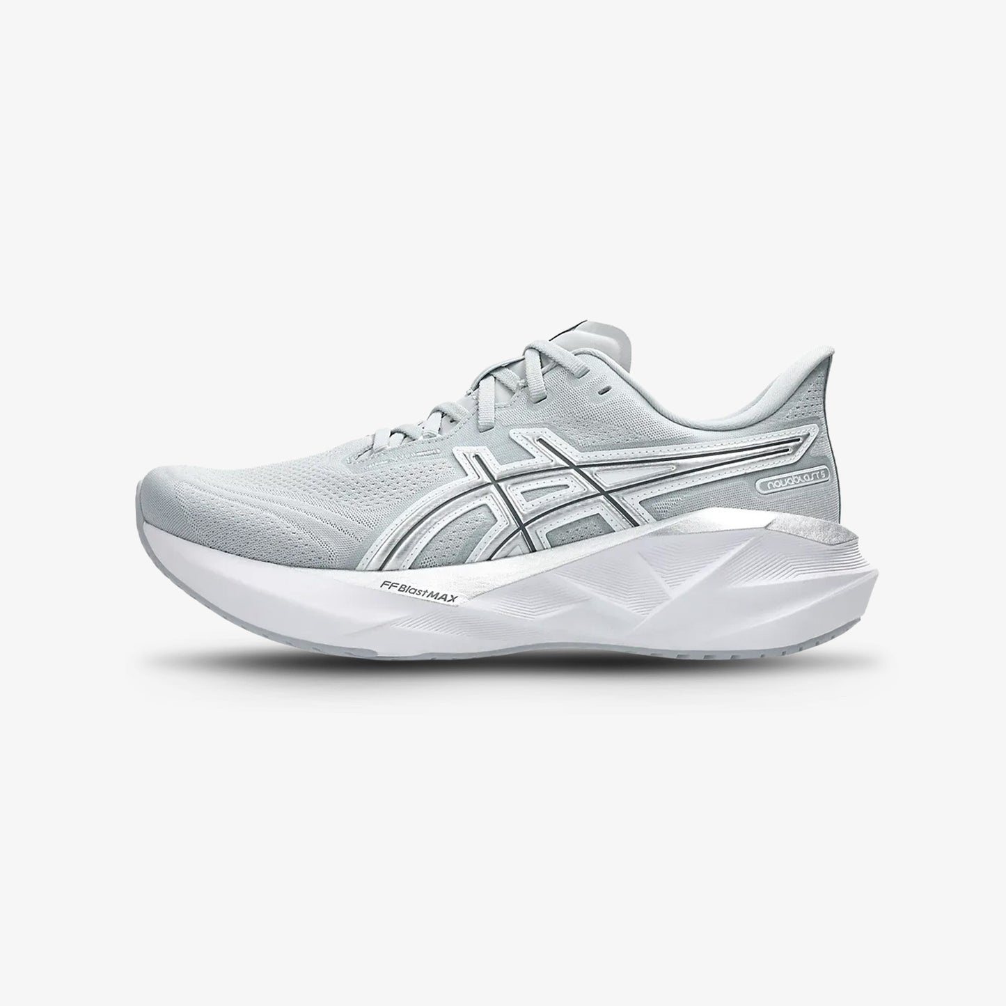 Tenis Asics Novablast 5 Hombre Gris