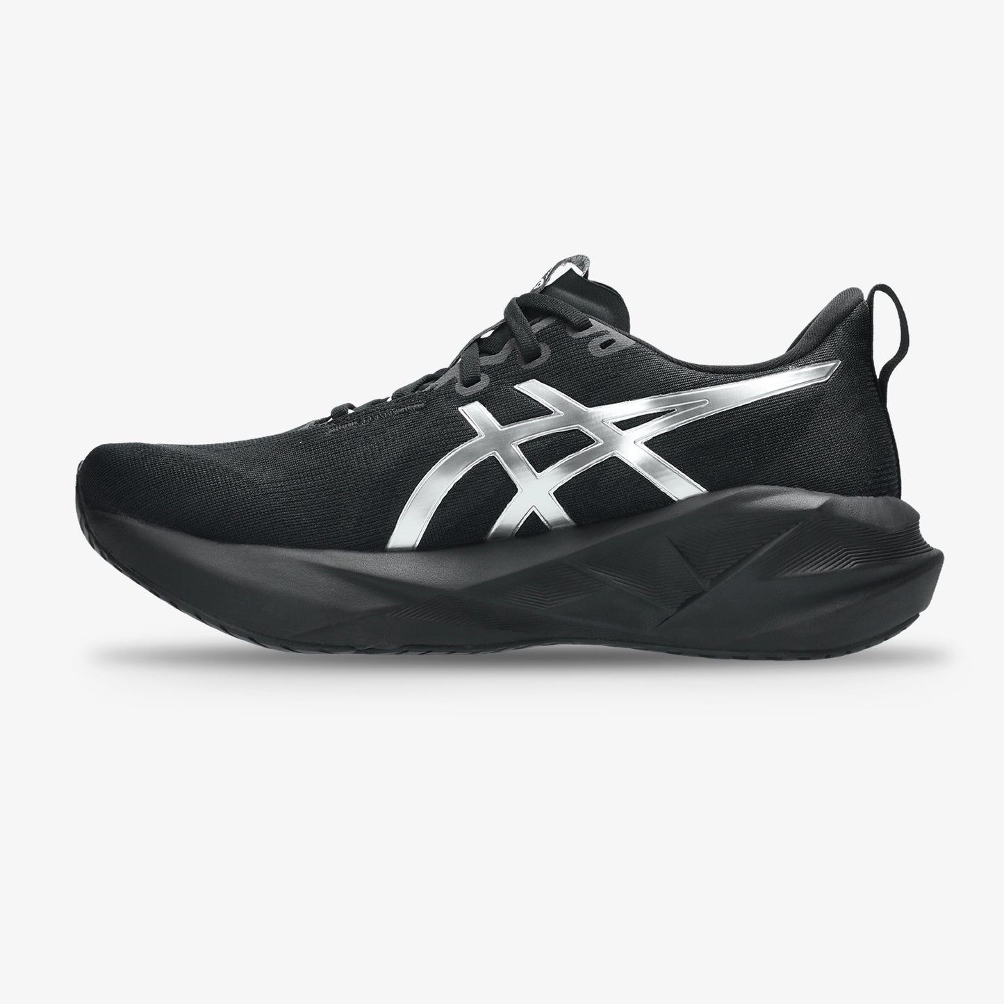 Tenis ASICS Novablast 5 Hombre Platinium Negro