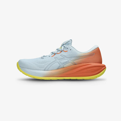 Tenis Asics Gel Cumulus 28 Hombre Gris Naranja
