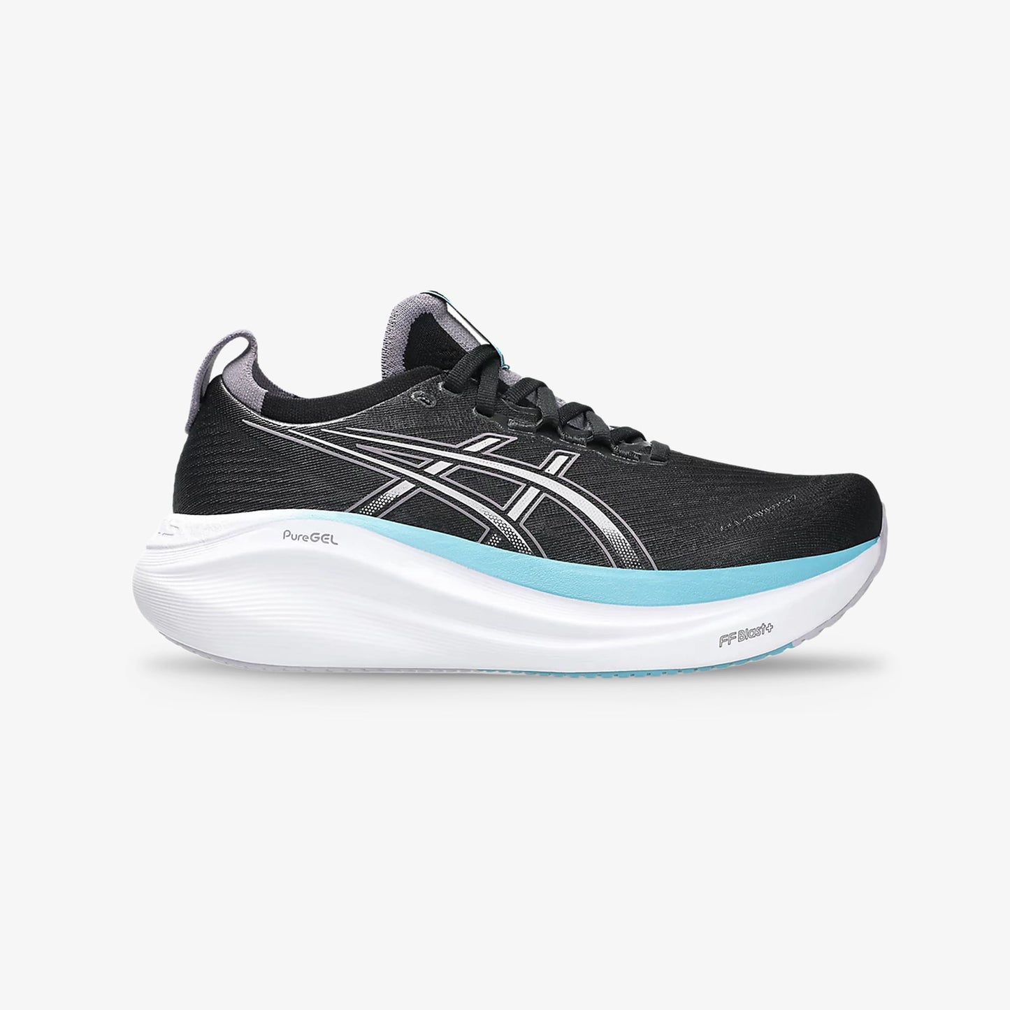 Tenis Asics Gel-Nimbus 27 Mujer Negro Azul