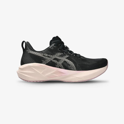 Tenis Asics Novablast 5 Mujer Negro Rosa
