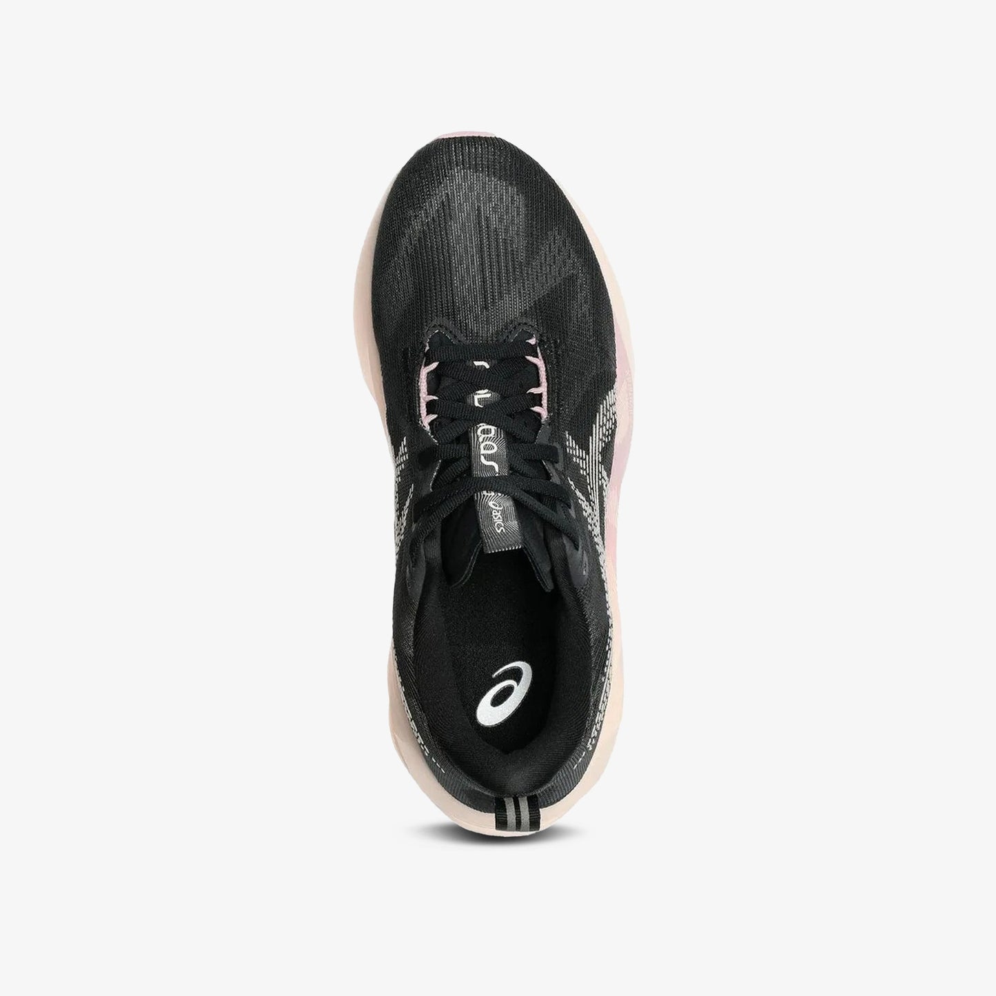 Tenis Asics Novablast 5 Mujer Negro Rosa