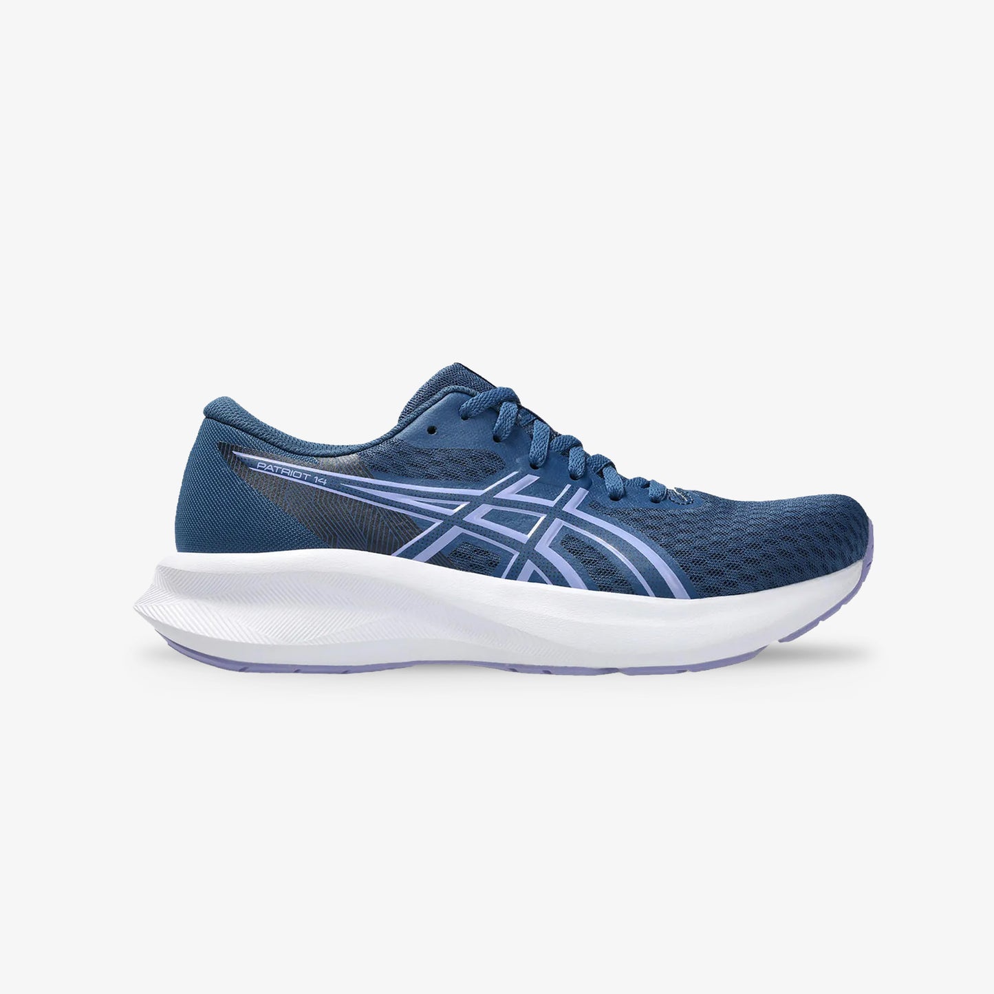 Tenis Asics Patriot 14 Mujer Azul