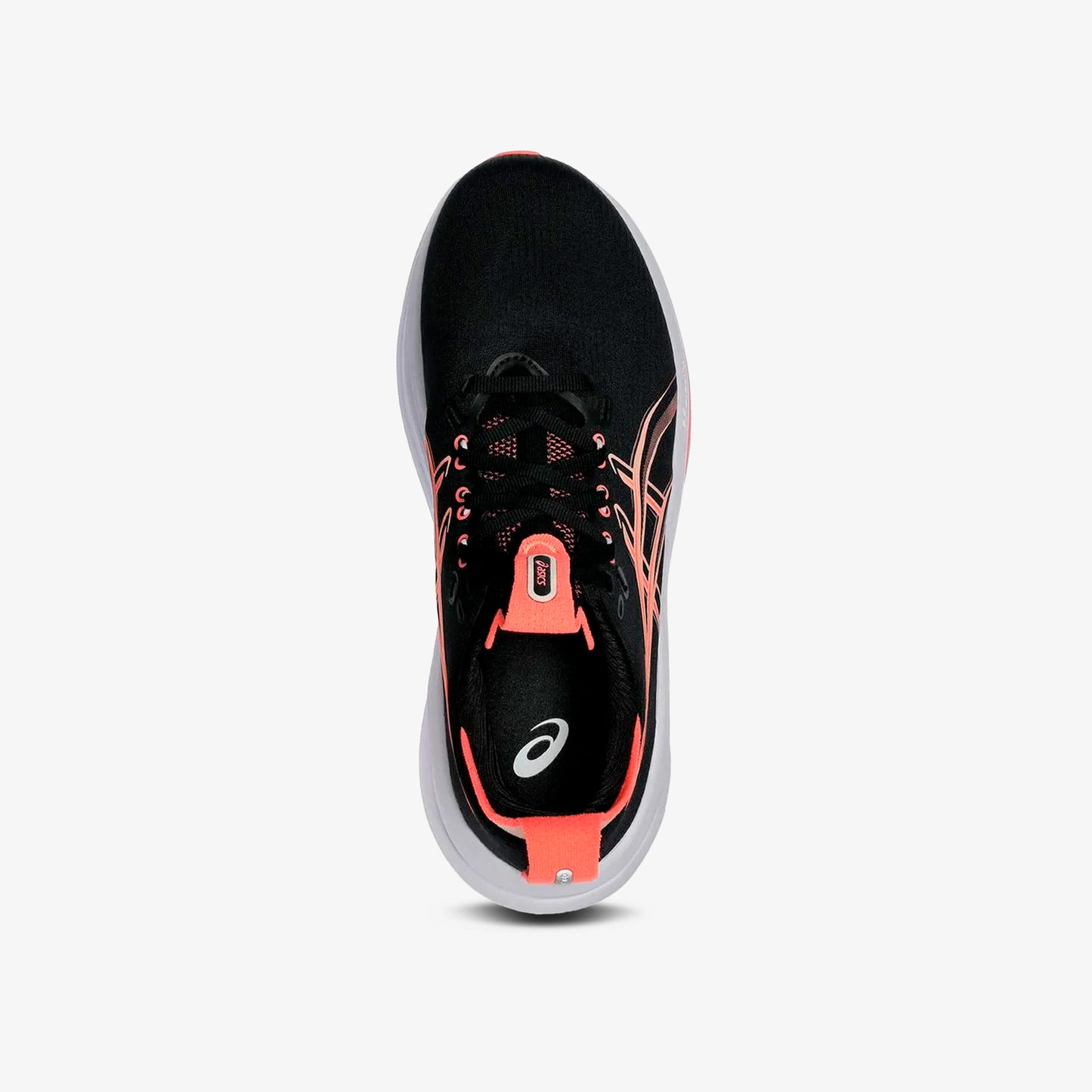 Tenis Asics Gel Nimbus 28 Mujer Negro Naranja