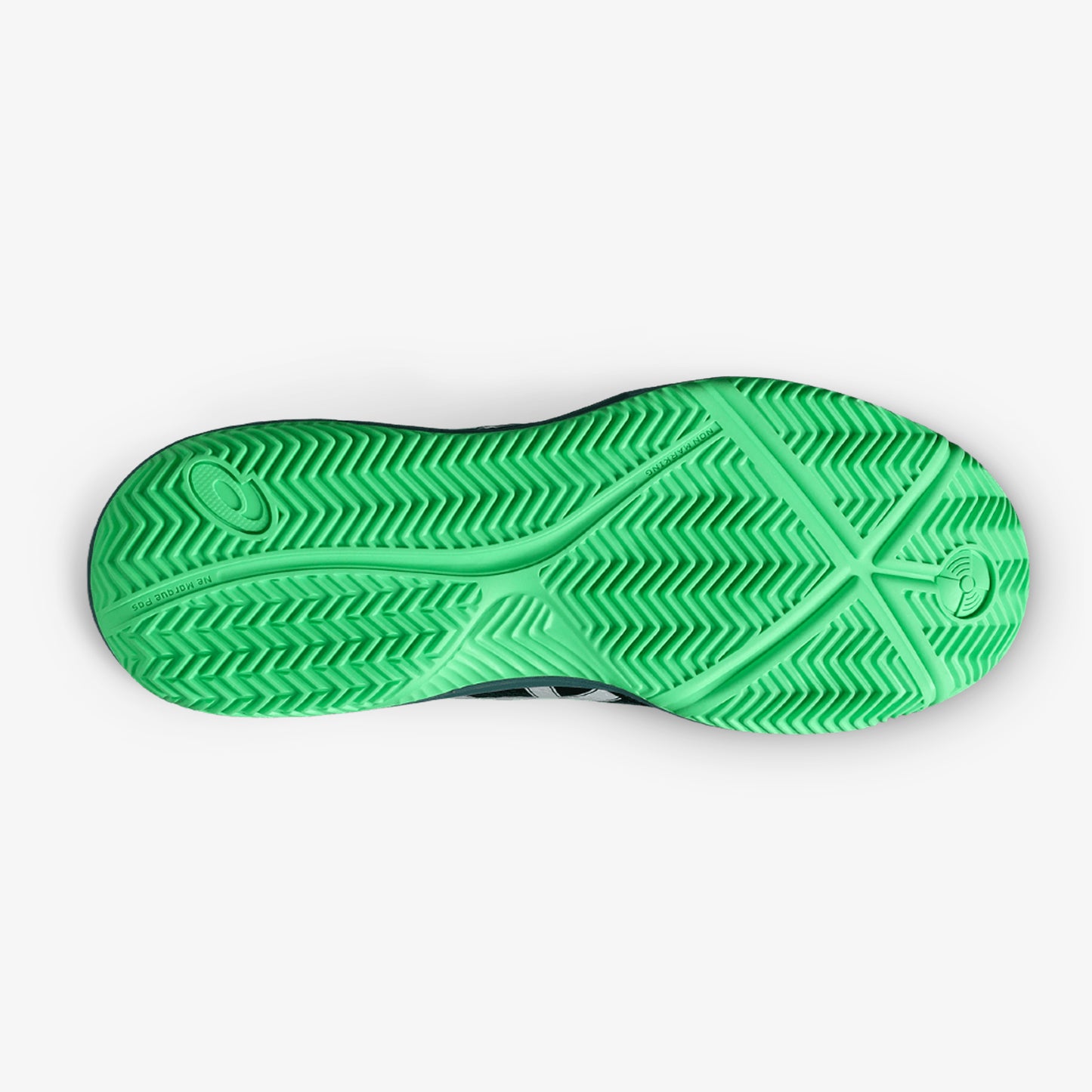 Tenis Asics Gel Dedicate 8 Hombre Negro Verde