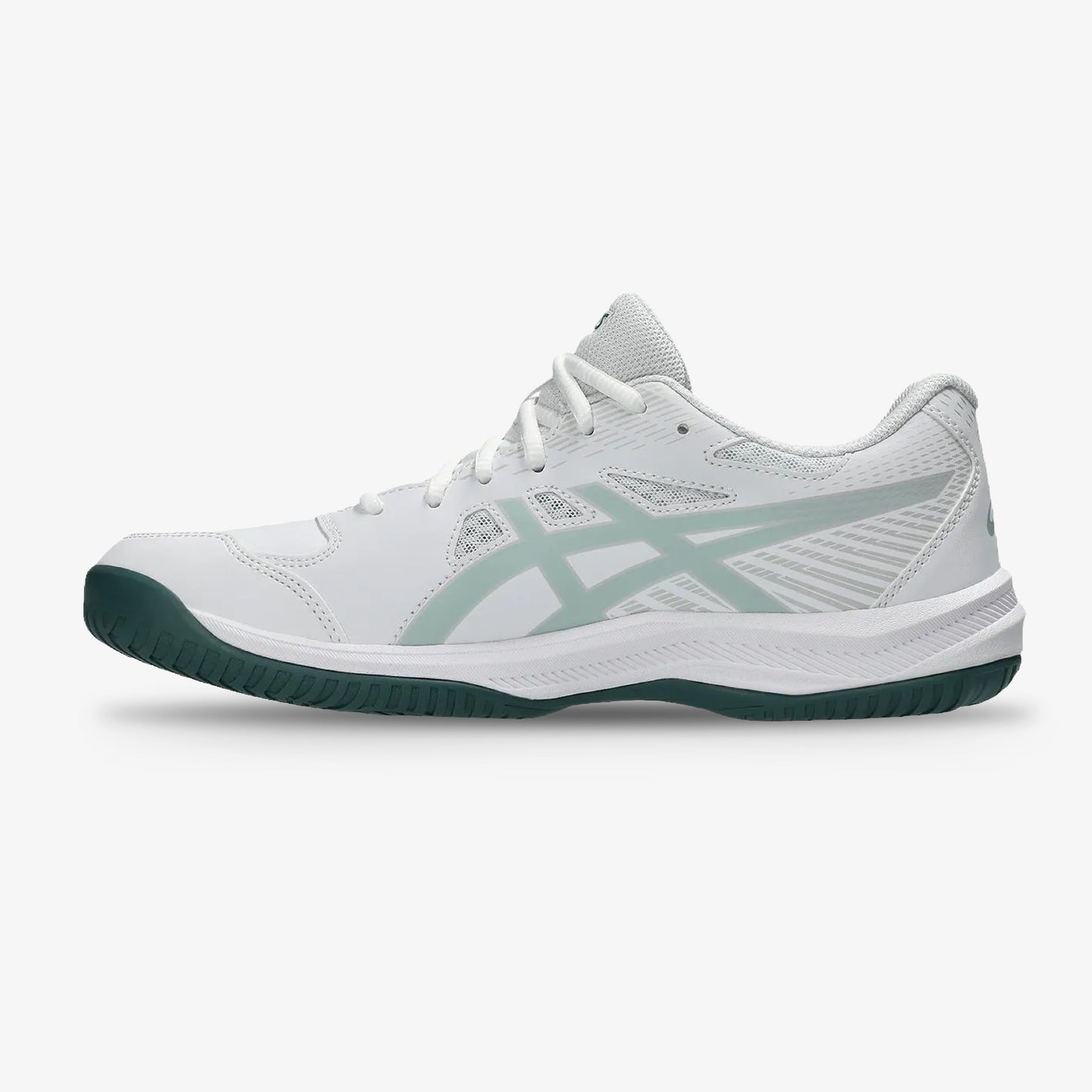Tenis Asics Court Slide 4 Hombre Blanco Verde