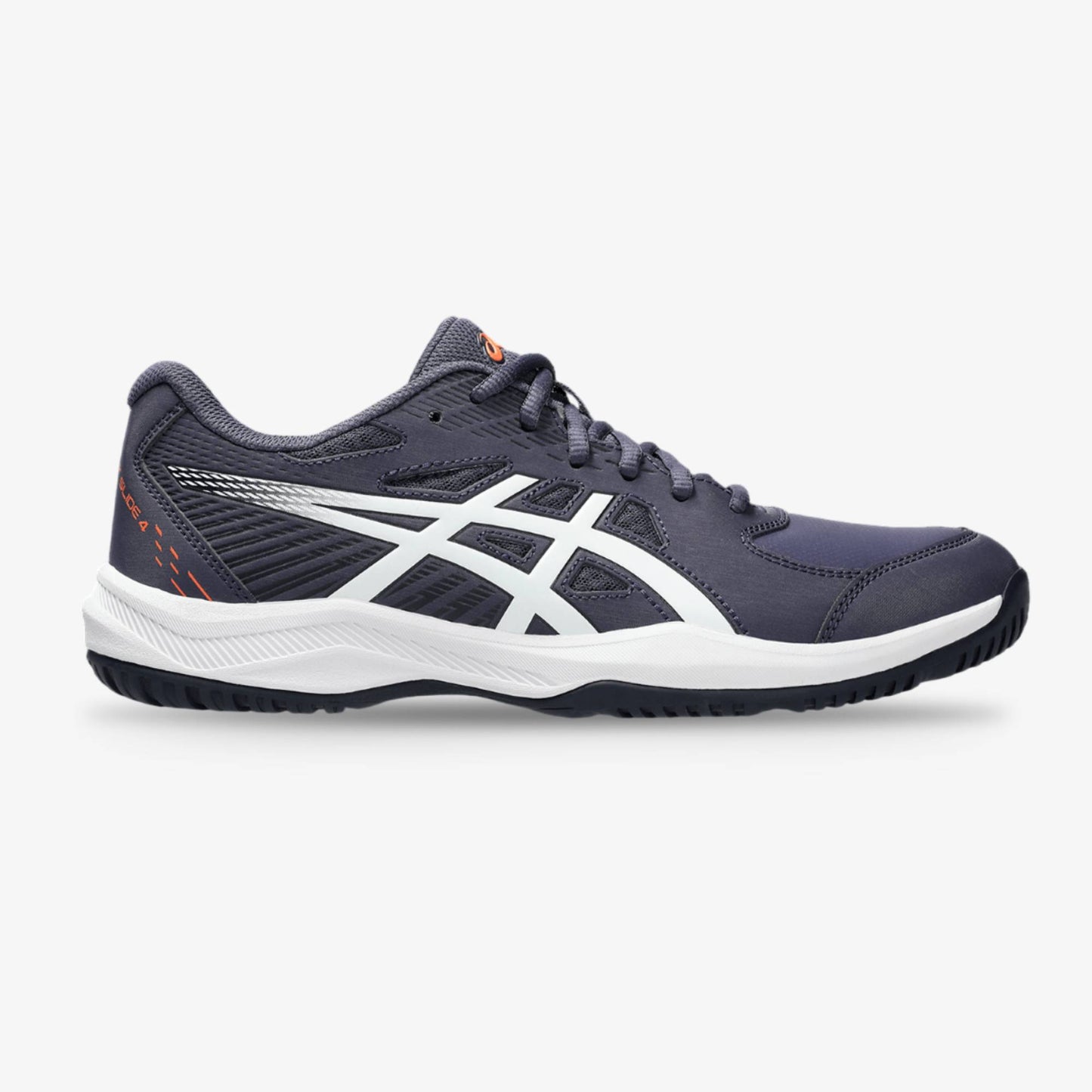 Tenis Asics Court Slide 4 Hombre Azul Blanco