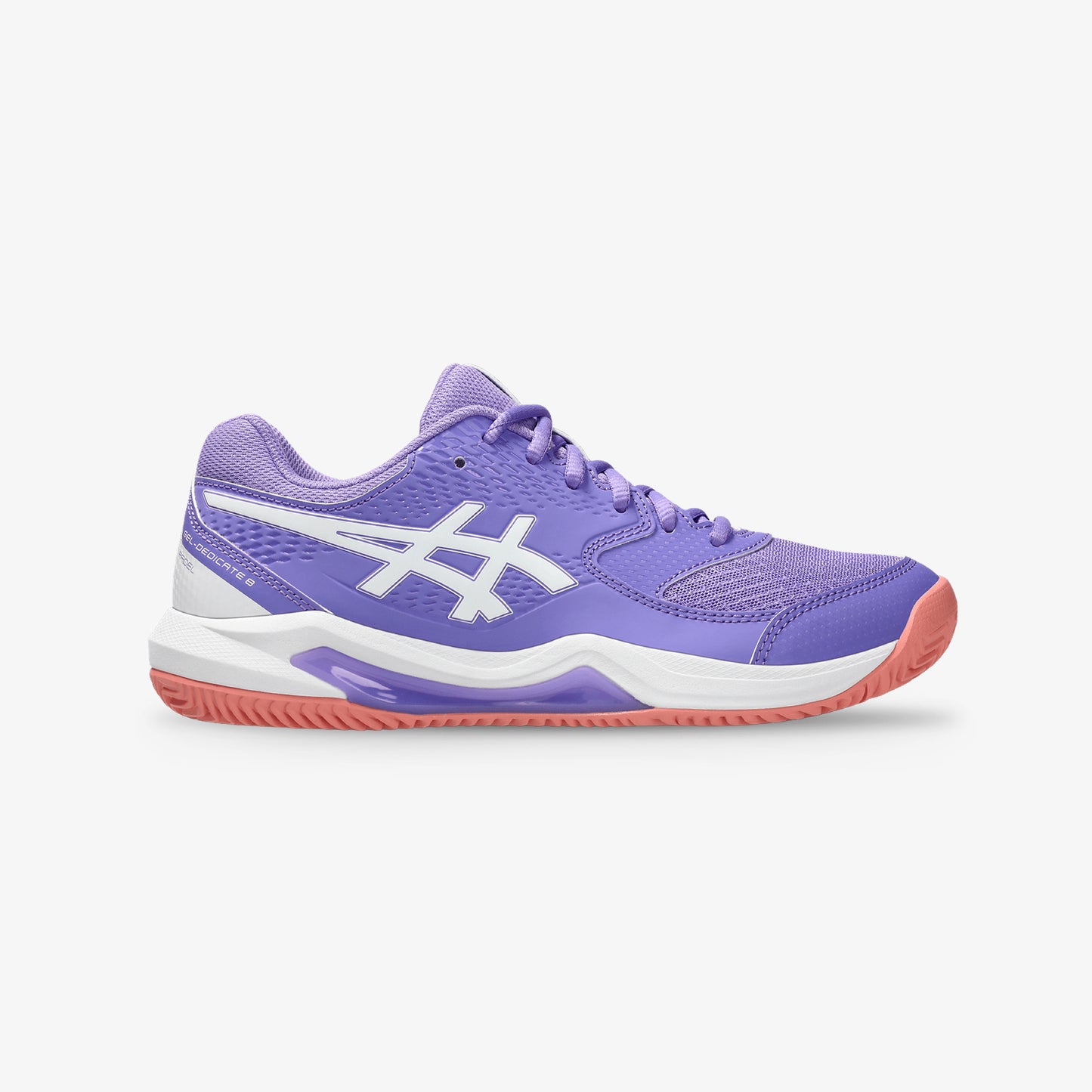 Tenis Asics Gel Dedicate 8 Mujer Morado Rosa