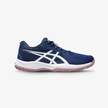 Tenis Asics Court Slide 4 Mujer Azul Blanco