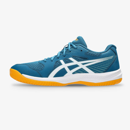 Tenis Asics Upcort 6 Hombre Azul Blanco