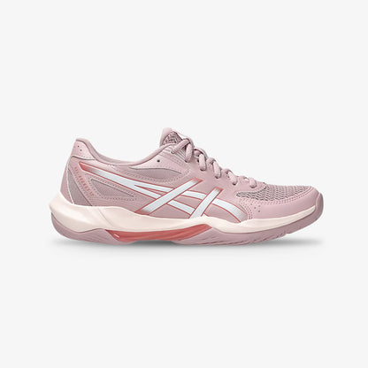 Tenis Asics Gel Rocket 12 Mujer Rosado Blanco