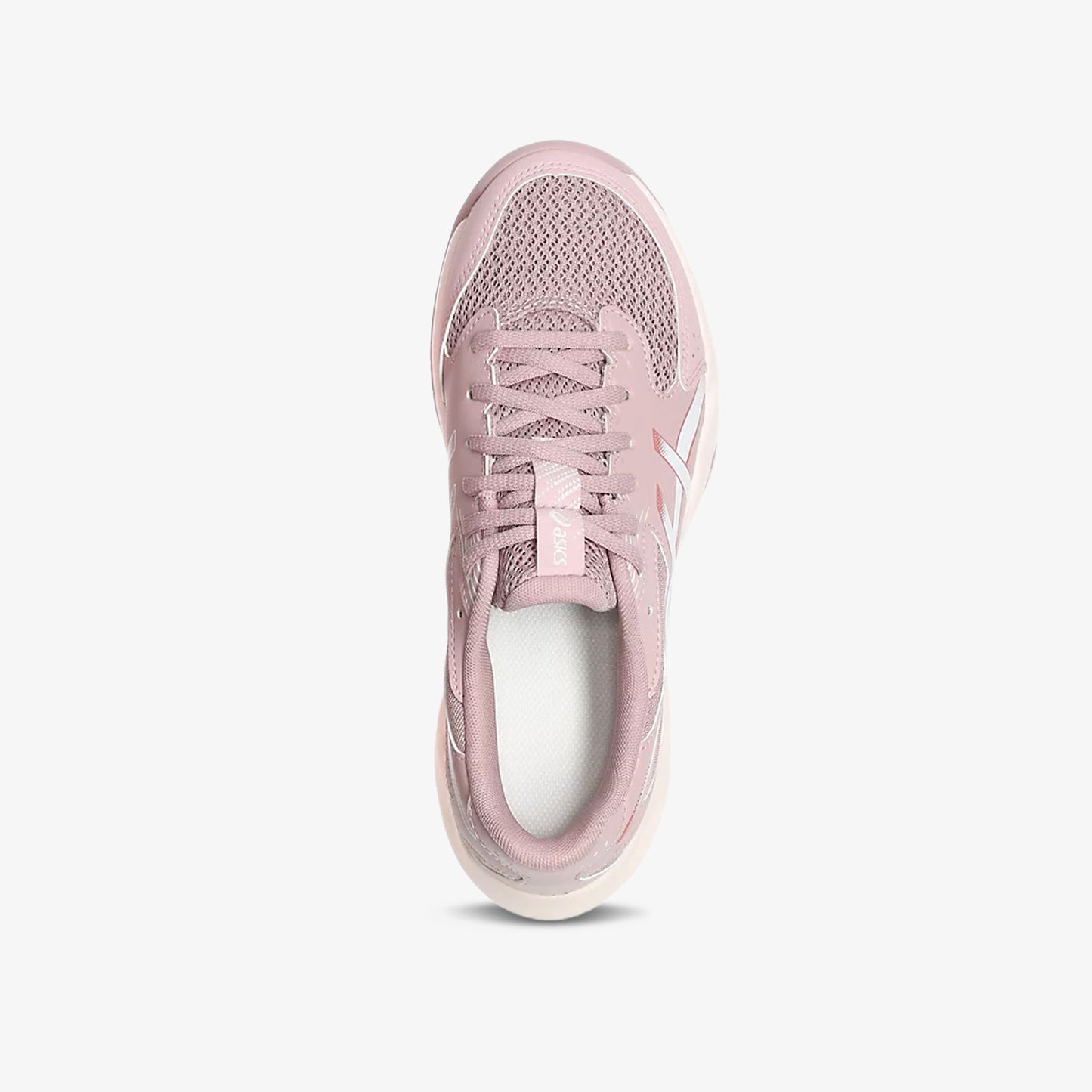 Tenis Asics Gel Rocket 12 Mujer Rosado Blanco