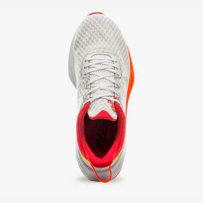 Tenis Fila Racer Curve Hombre Blanco Naranja