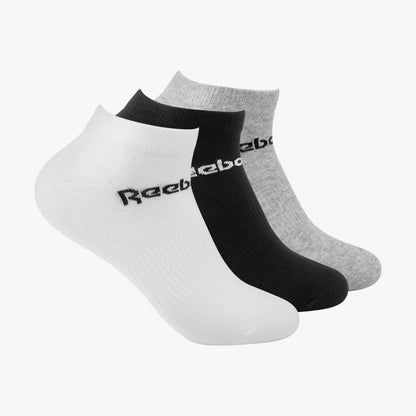 Medias Reebok Core Inside Unisex Blanco Gris Negro