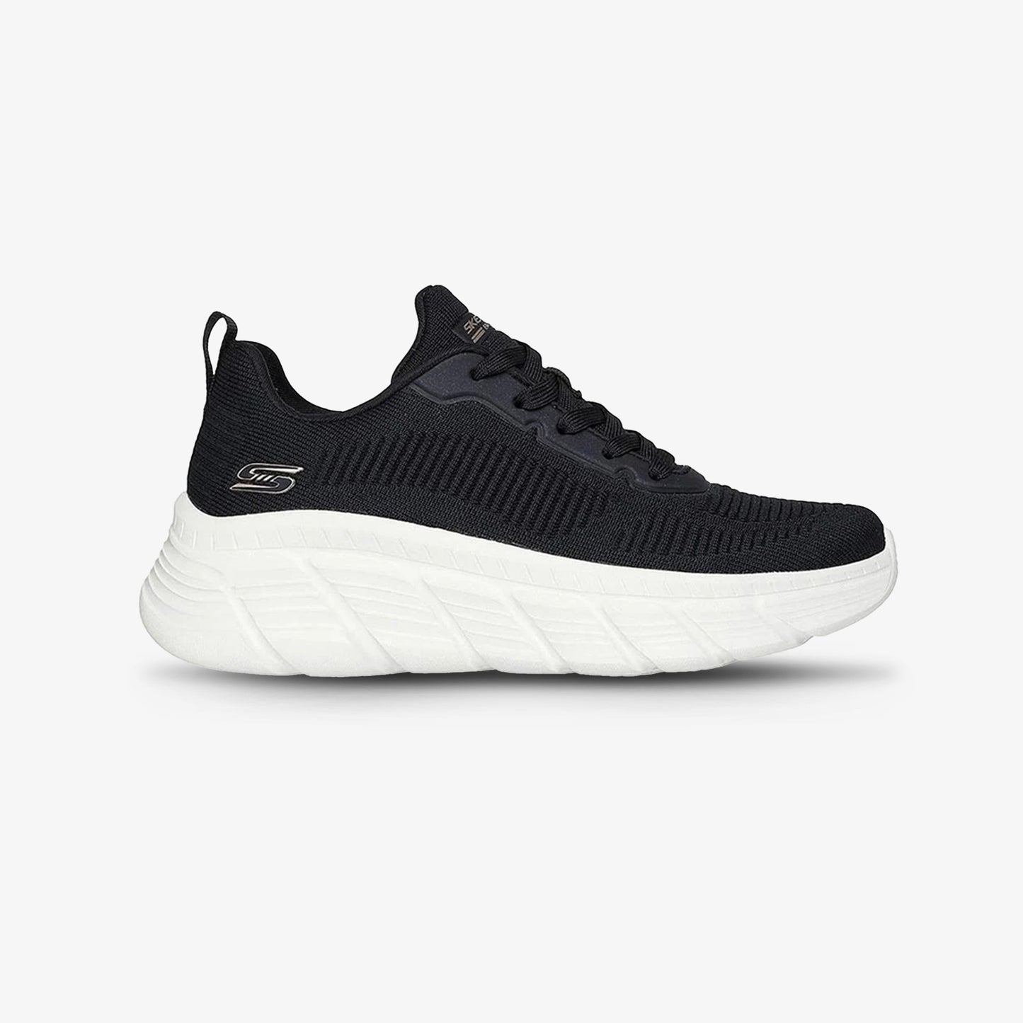 Tenis Skechers Bobs B Flex Hi Mujer Negro