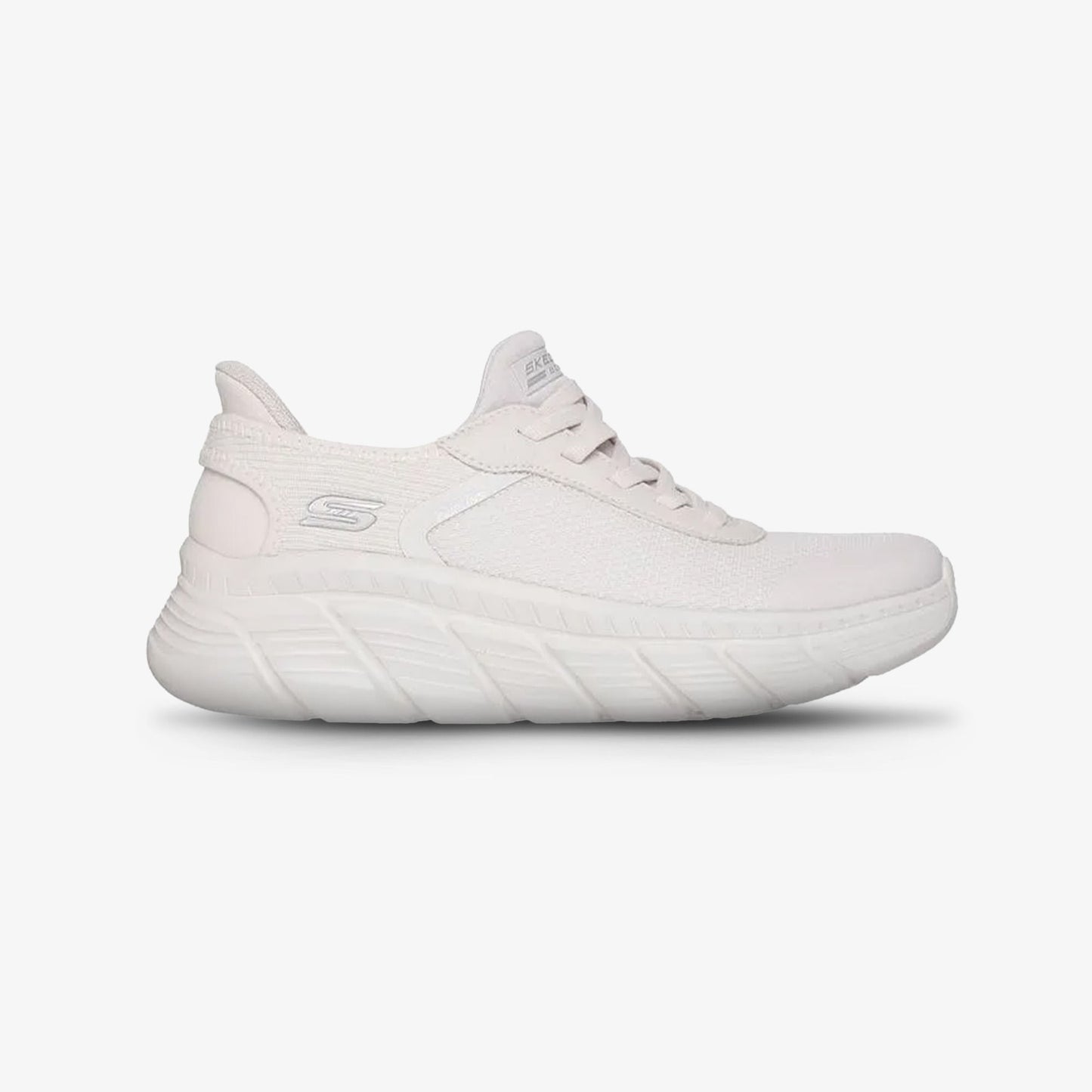 Tenis Skechers Bobs B Flex Mujer Blanco Beige
