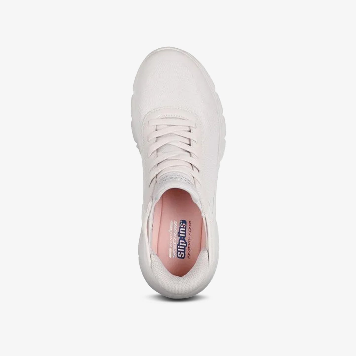 Tenis Skechers Bobs B Flex Mujer Blanco Beige