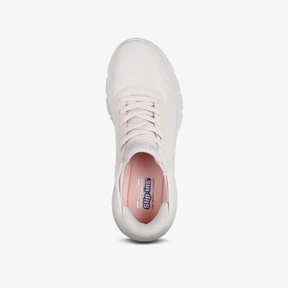 Tenis Skechers Bobs B Flex Mujer Blanco Beige