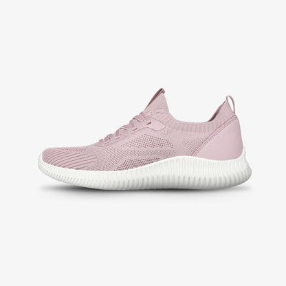 Tenis Skechers Geo Lite Mujer Rosado Blanco