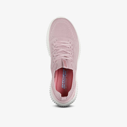 Tenis Skechers Geo Lite Mujer Rosado Blanco