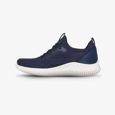 Tenis Skechers Geo Lite Mujer Azul Blanco
