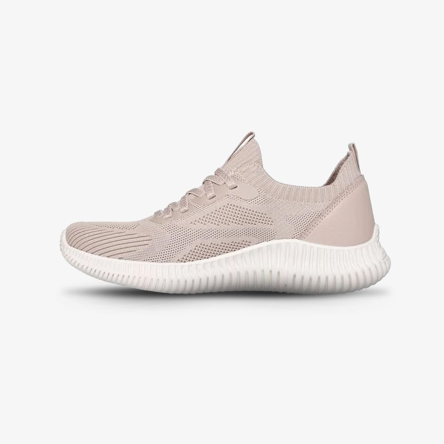 Tenis Skechers Geo Lite Mujer Beige