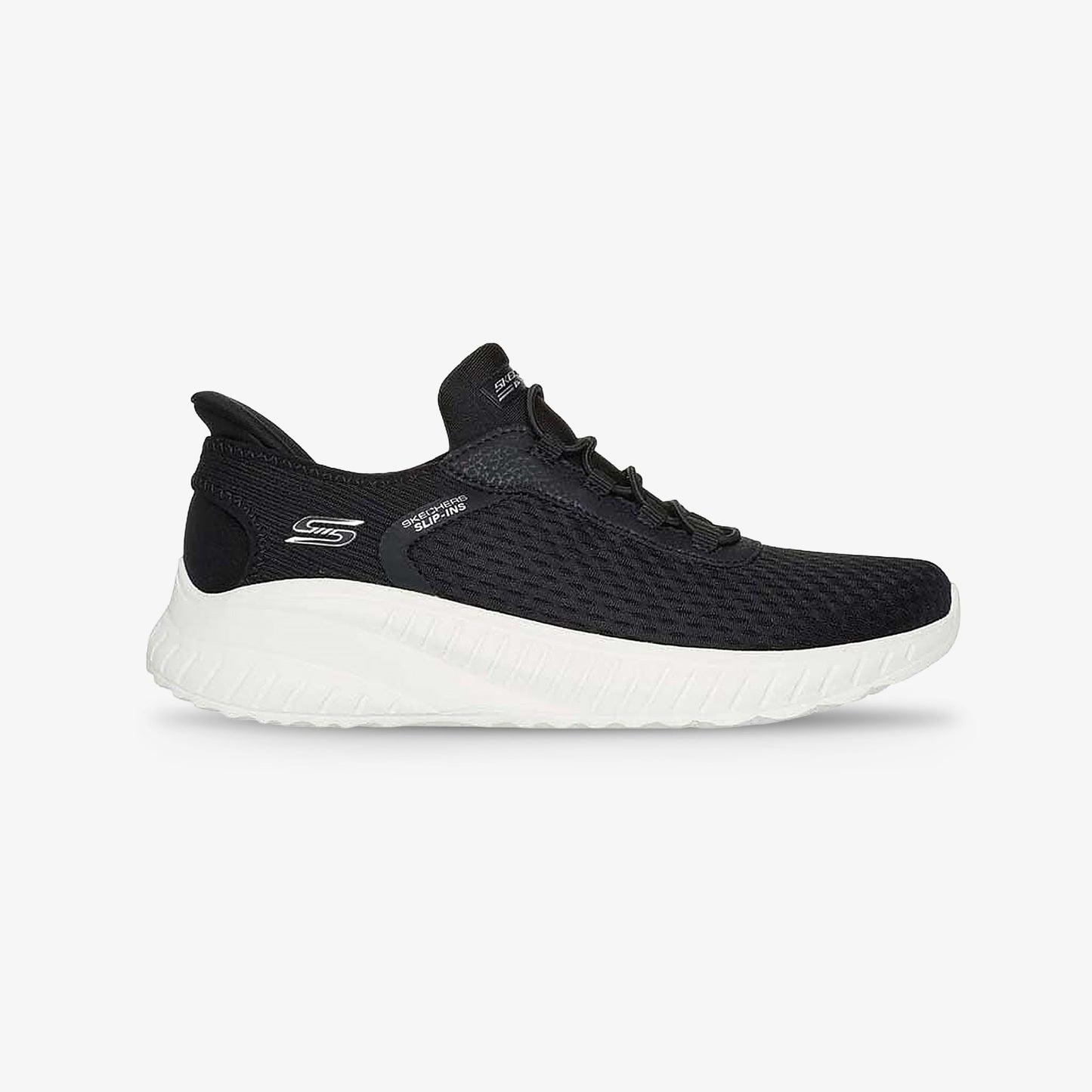 Tenis Skechers Squad Chaos Mujer Negro Blanco