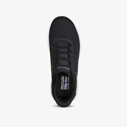 Tenis Skechers Squad Chaos Mujer Negro Blanco