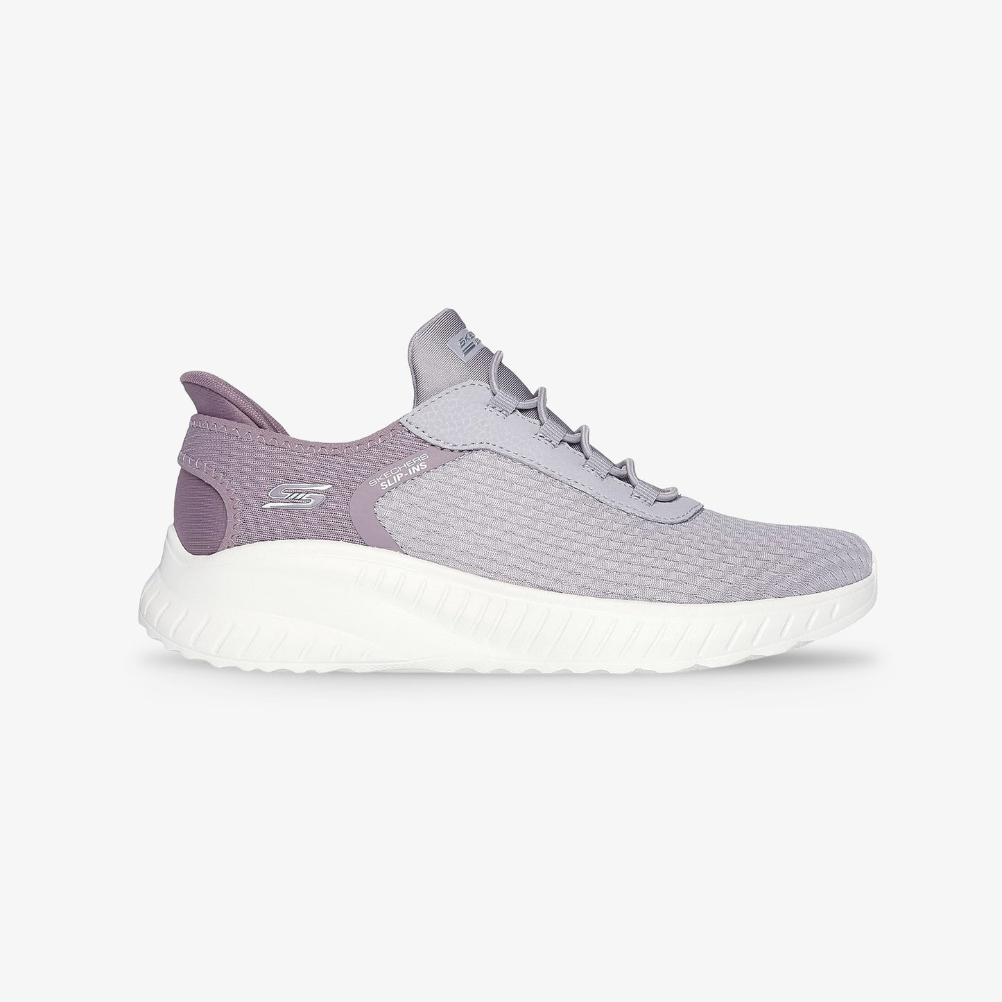 Tenis Skechers Bobs Squad Chaos Mujer Lila