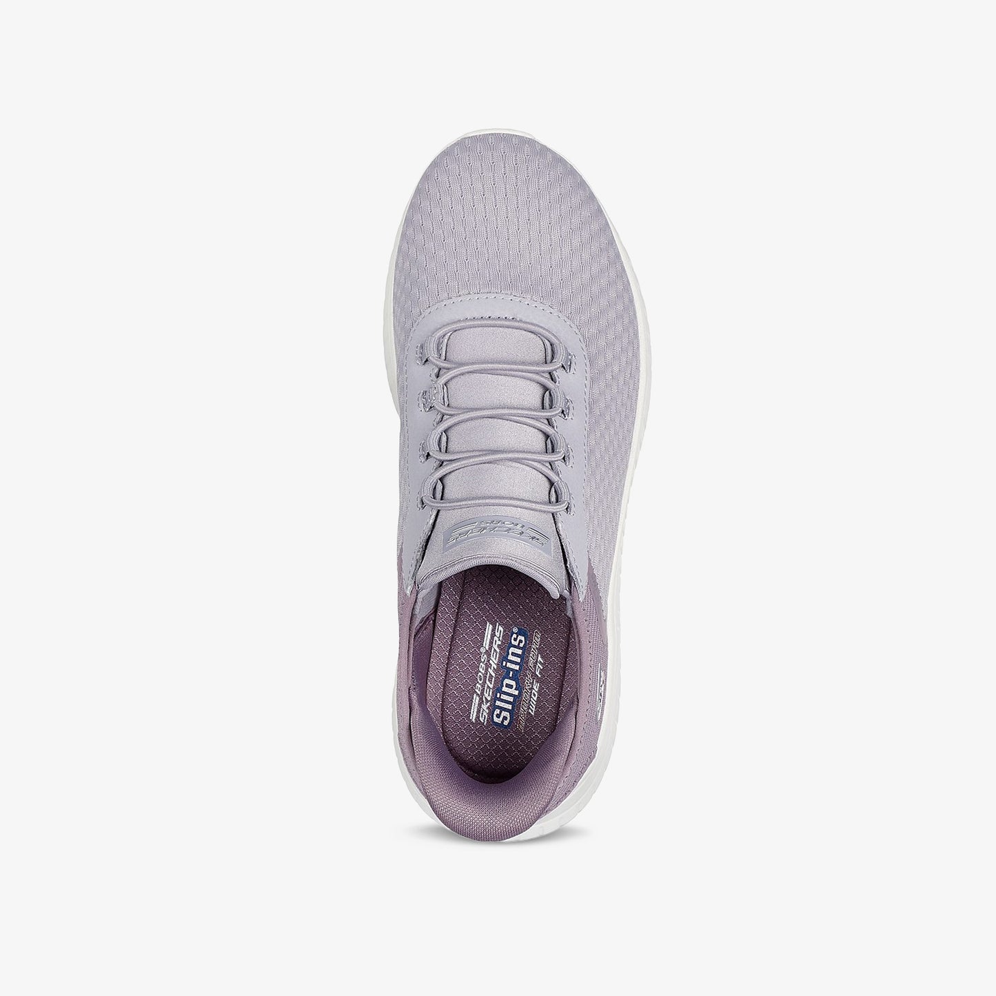 Tenis Skechers Bobs Squad Chaos Mujer Lila