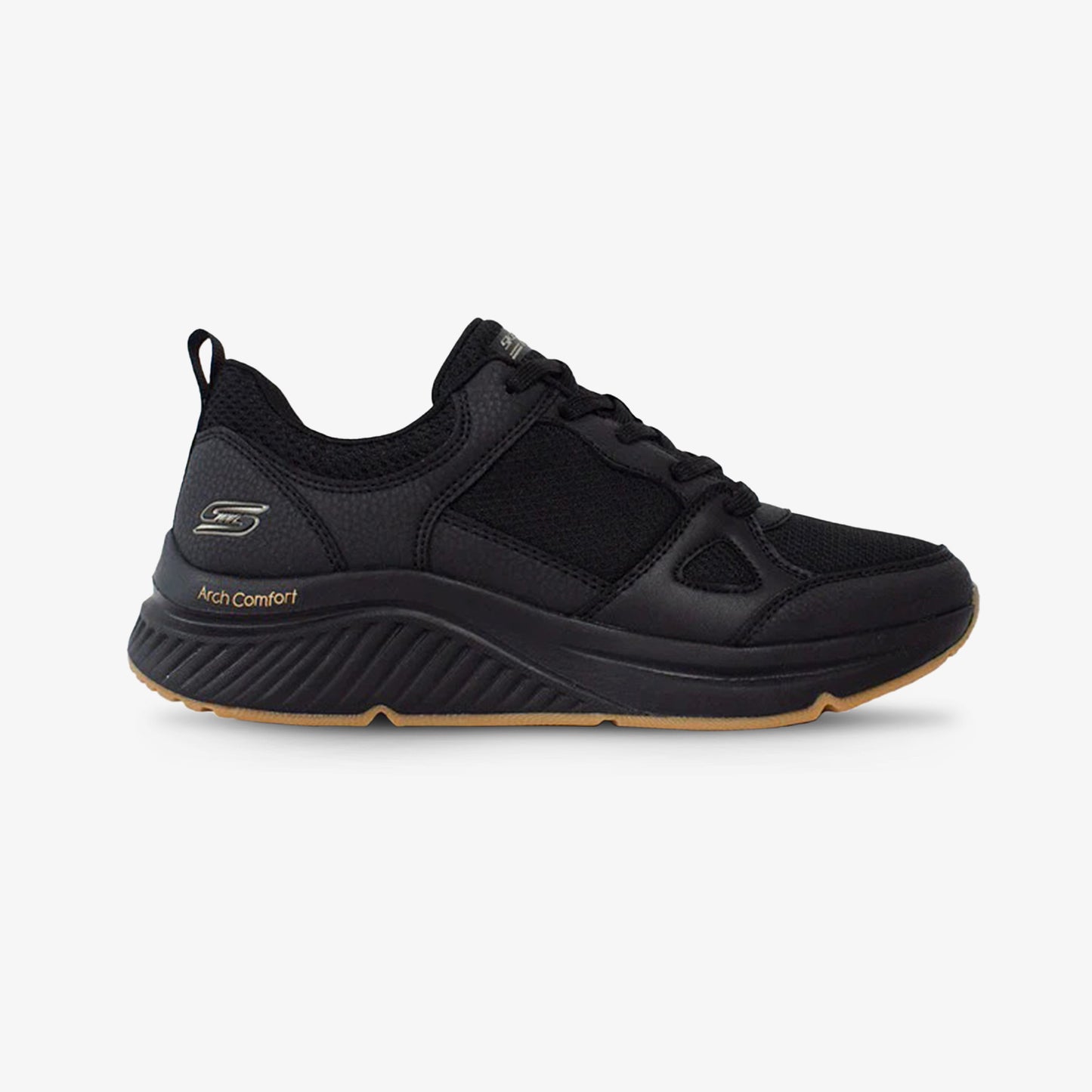 Tenis Skechers Bobs Arch Comfort Mujer Negro