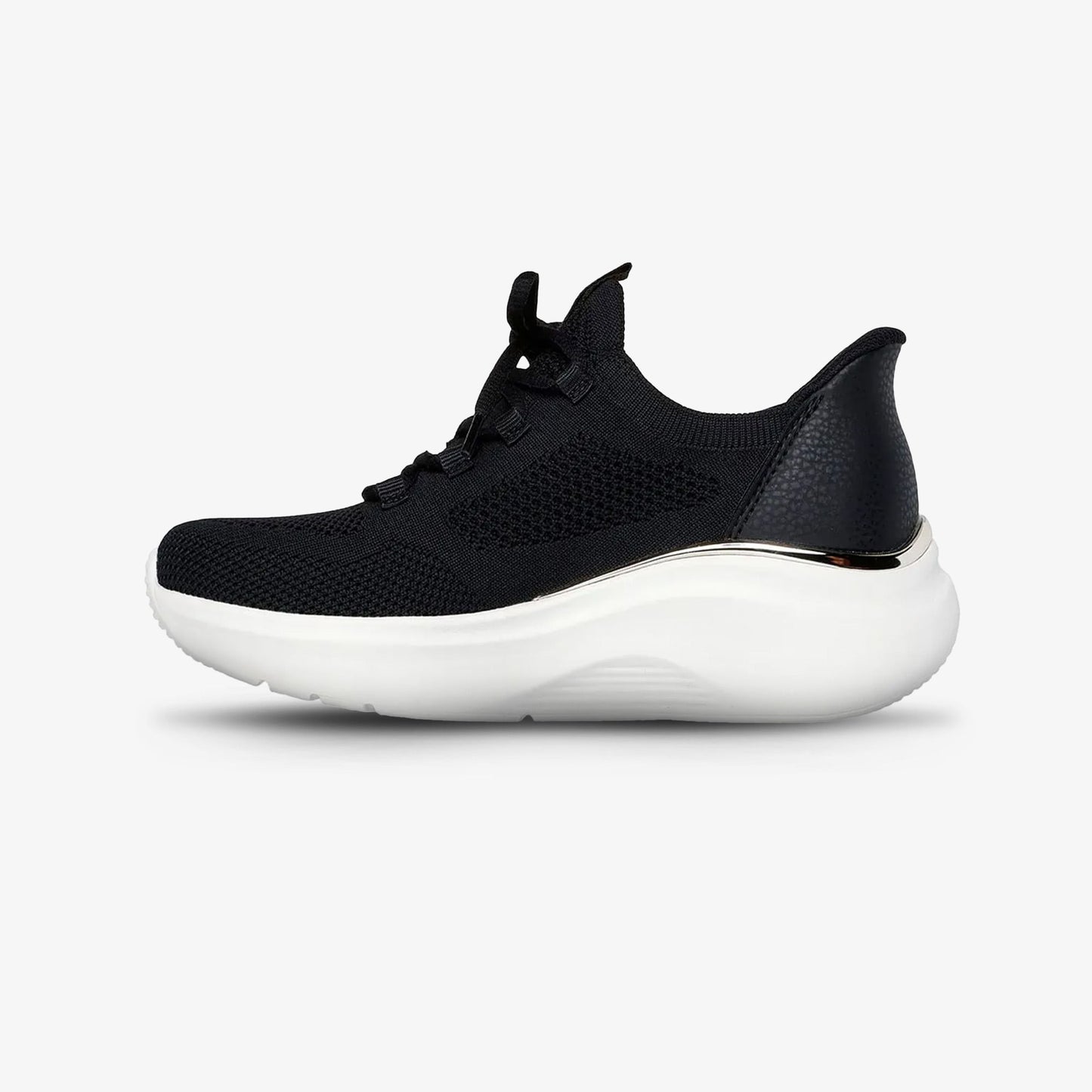 Tenis Skechers Love True Mujer Negro Blanco