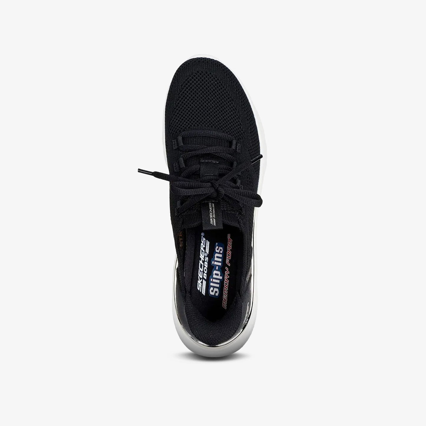Tenis Skechers Love True Mujer Negro Blanco