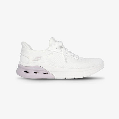 Tenis Skechers Bobs Arc Waves Mujer Blanco
