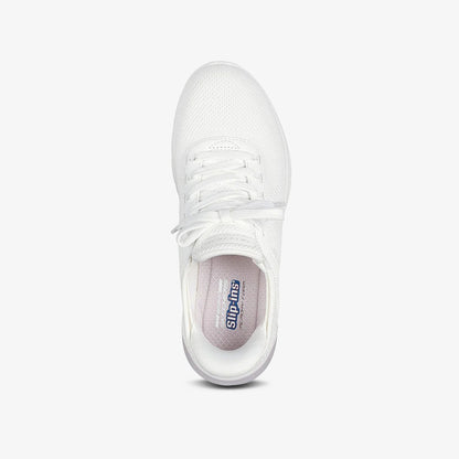 Tenis Skechers Bobs Arc Waves Mujer Blanco