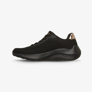 Tenis Skechers Bobs Squad Waves Mujer Negro
