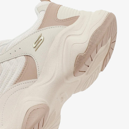 Tenis Skechers Bobs Diego Mujer Beige