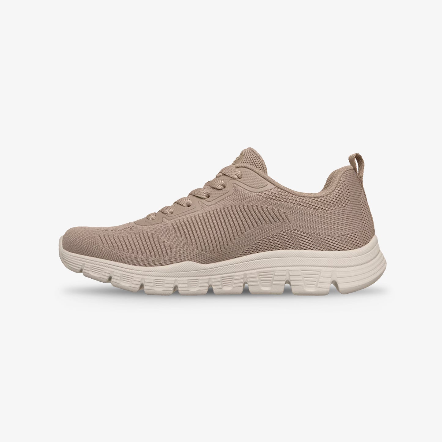 Tenis Skechers Bobs Mujer Beige