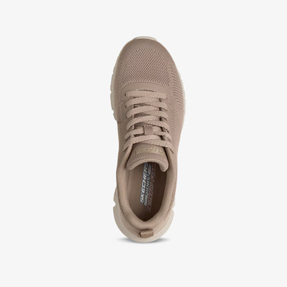 Tenis Skechers Bobs Mujer Beige