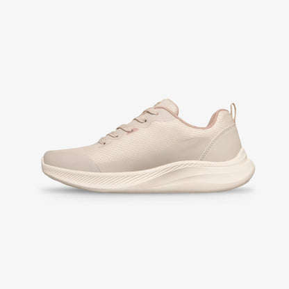 Tenis Skechers Bobs Moda Mujer Beige