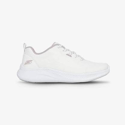 Tenis Skechers Bobs Moda Flex Mujer Blanco Rosado